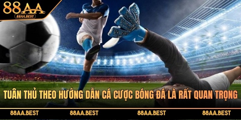 Tuân thủ theo hướng dẫn cá cược bóng đá tại 88AA là rất quan trọng